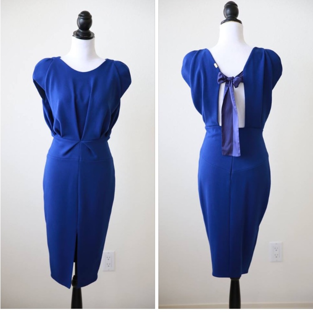 Rhea Costa Cobalt Cocktail dress